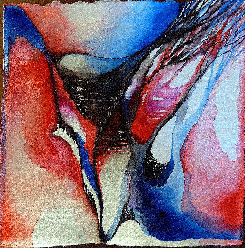 1000x1014 Untitled Iii (Small Series), (Ink And Watercolour On Handmade
