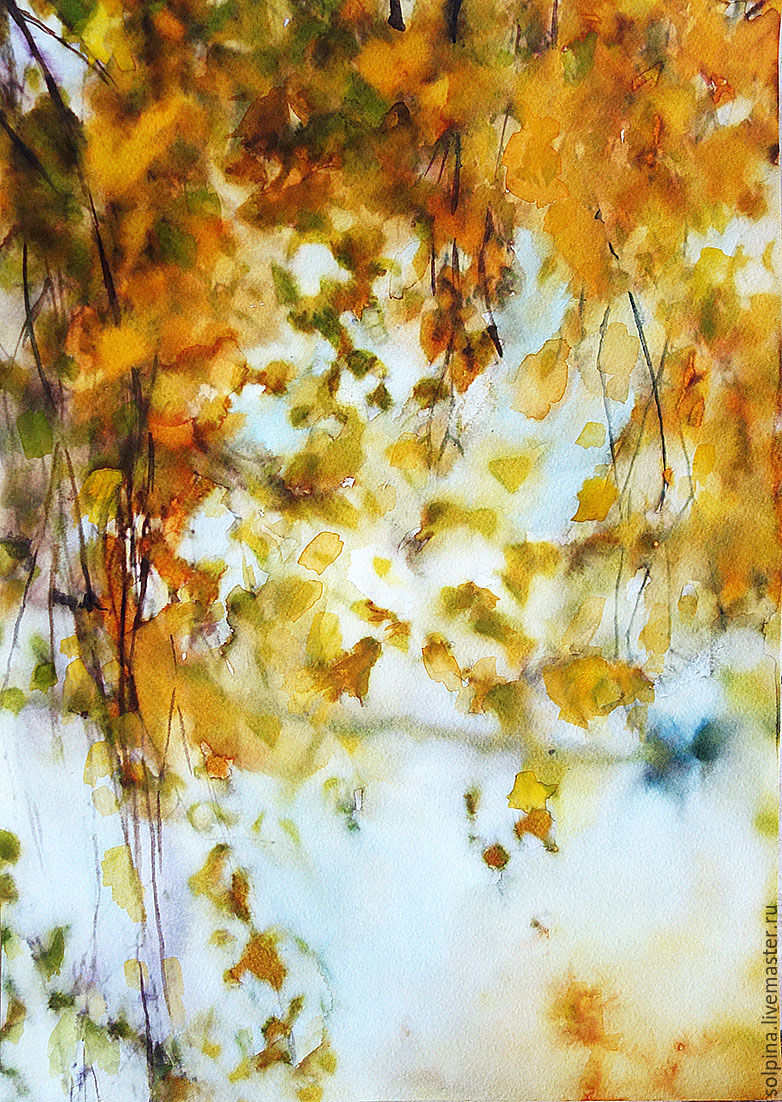 782x1102 Warm Autumn. Watercolor Shop Online On Livemaster With Shipping