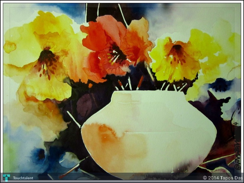 825x619 My Water Color Painting Watercolor On Handmade