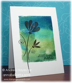 236x272 Handmade Notecard From Kt Hom Designs Stamping With Acrylic