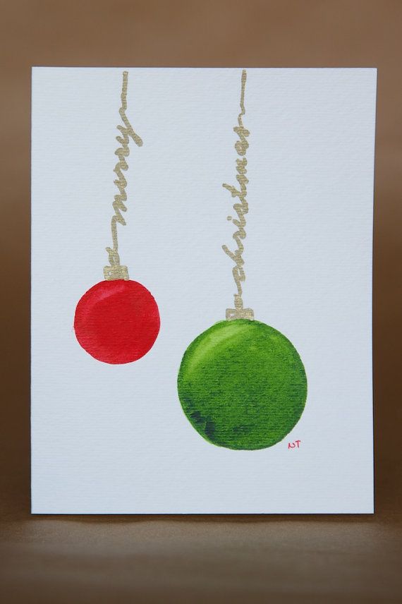 570x856 Christmas Cards Handmade Cards Simple And Classy. Watercolor