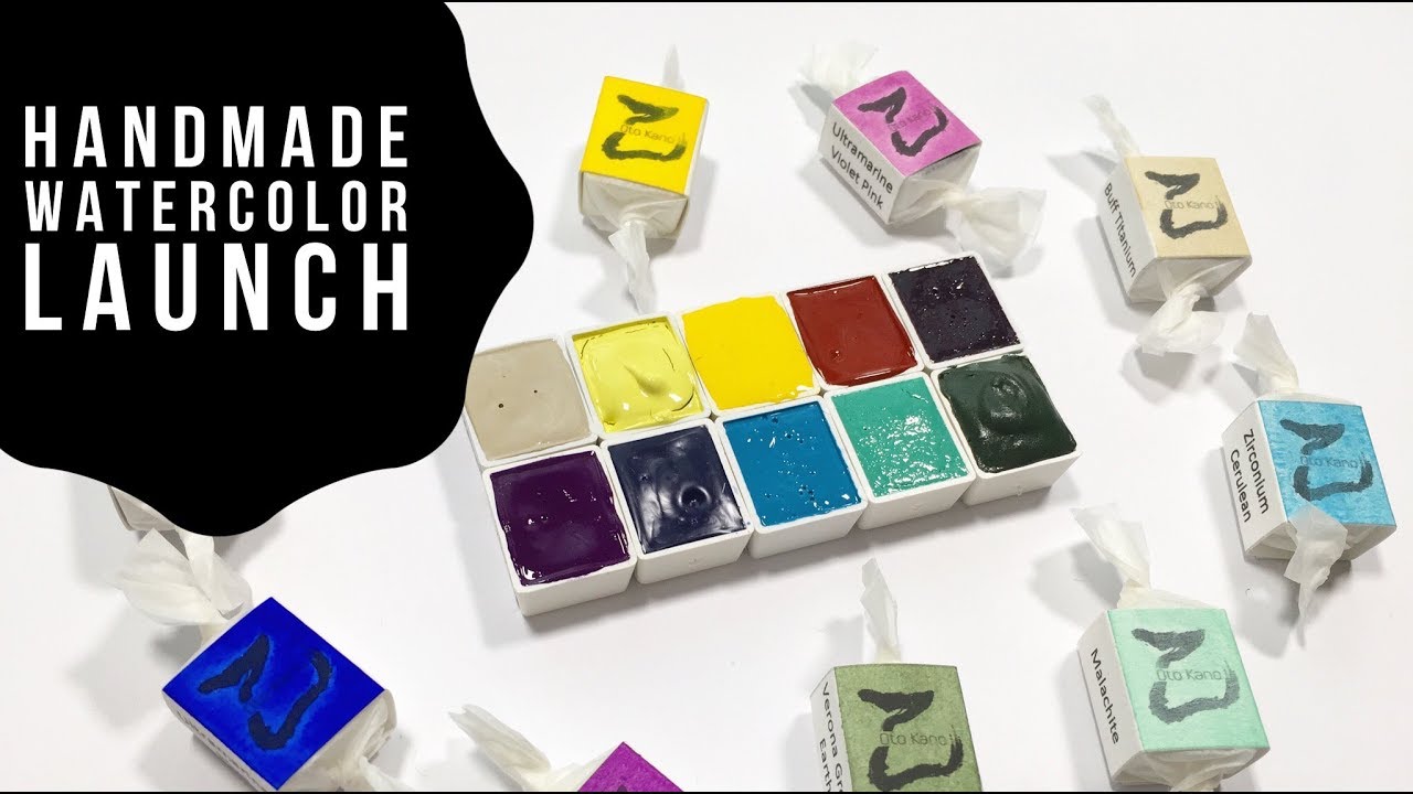1280x720 Handmade Watercolor Paints Launch!