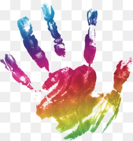 260x276 Handprint Clipart Watercolor Cute Borders, Vectors, Animated