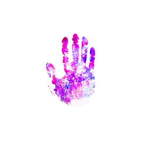 500x500 Watercolor Handprint Gif Wifflegif