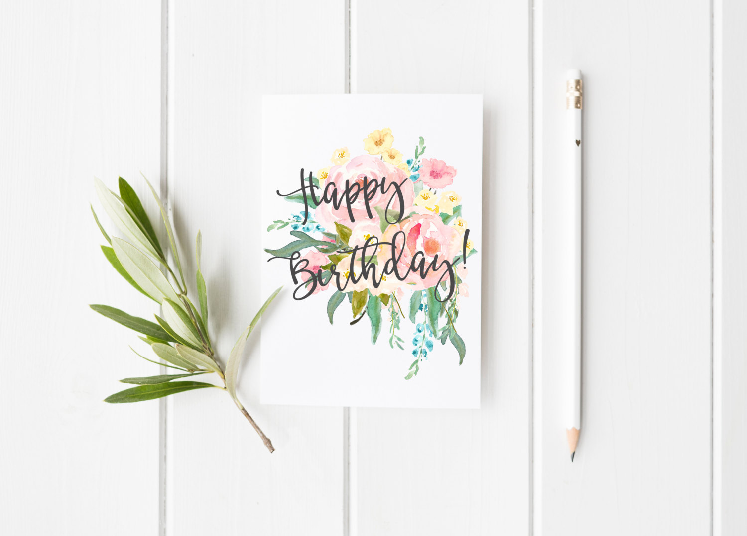 1500x1078 Happy Birthday Greeting Card Simply Sweet Studio
