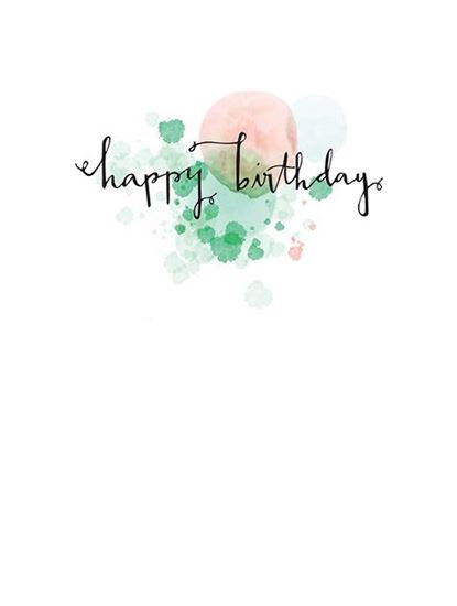 415x550 Atomic Envelopesgreen Watercolor Script Happy Birthday
