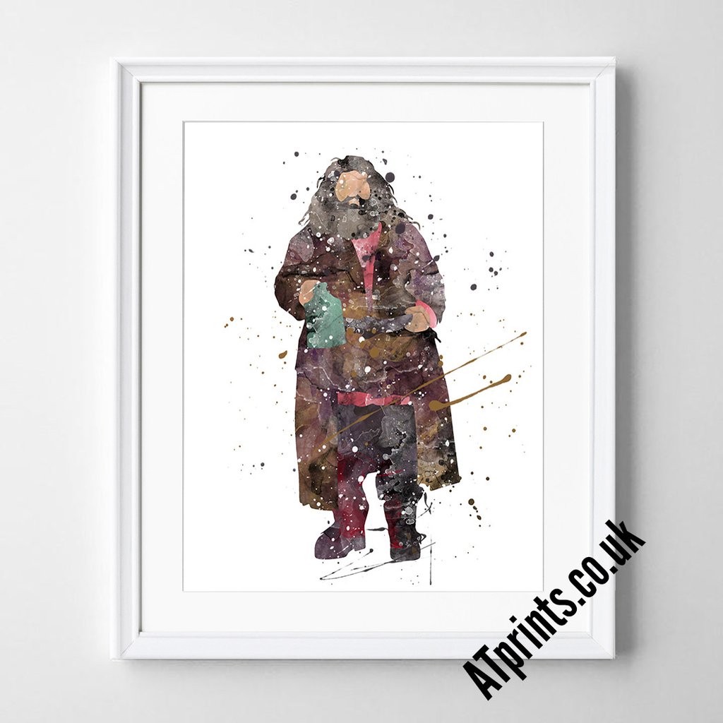 1024x1024 Harry Potter Watercolour Art Print