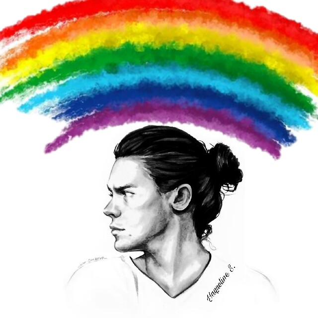 640x640 Harry Styles Arcoiris