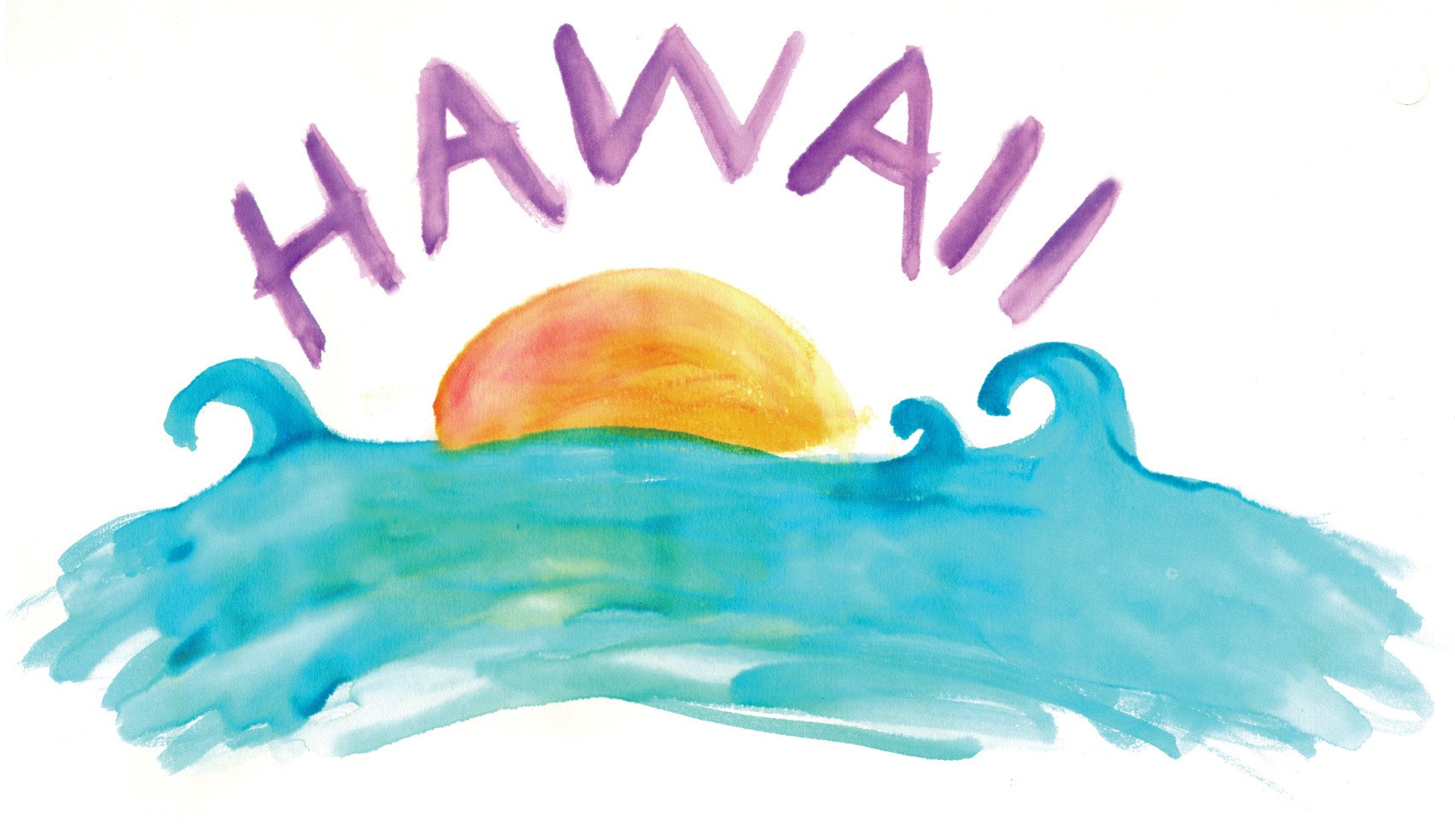 1704x984 Hawaii Watercolor Outside Rocks