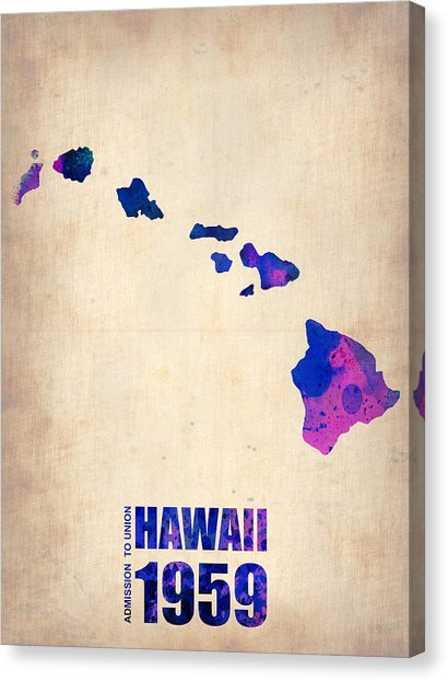 410x622 Hawaii Watercolor Canvas Prints Fine Art America