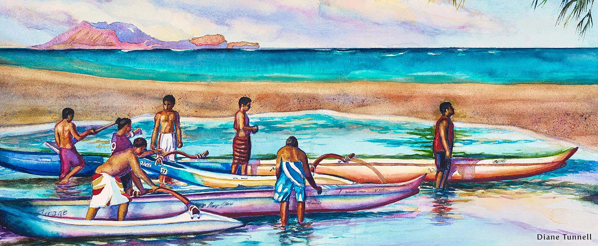 1920x792 Hawaii Watercolor Artist Diane Tunnell Paintings And Giclee Prints