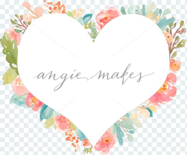 623x518 Shabby Chic Watercolor Heart Background With Watercolor Flowers