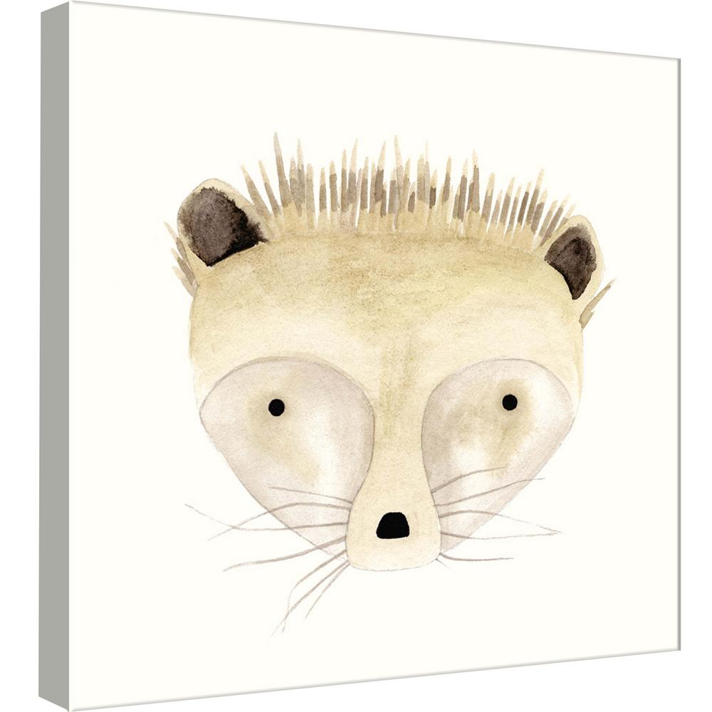 1000x1000 Ptm Images 15.in X 15.in 'Hedgehog Watercolor Face' Printed