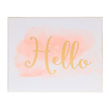 350x350 Hello Watercolor Wood Decor Hobby Lobby