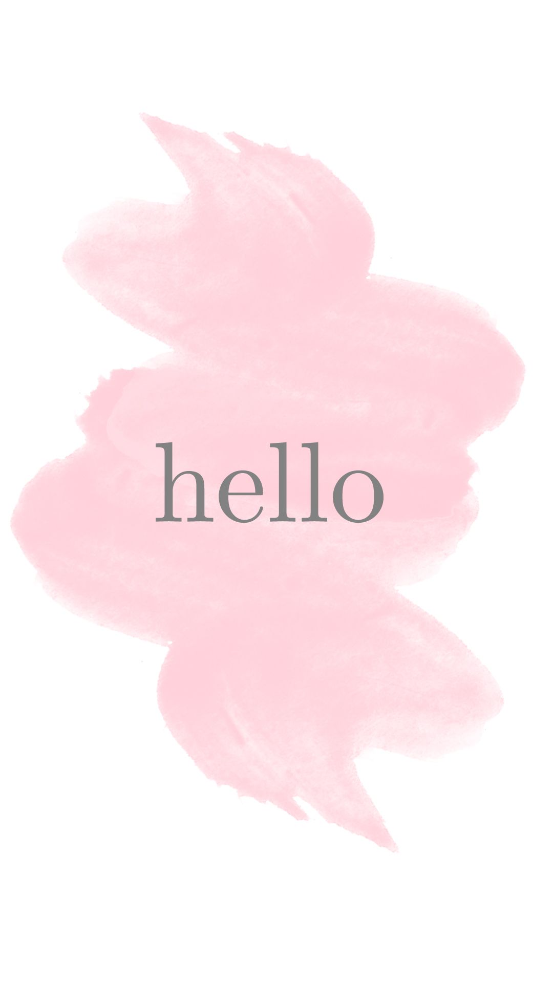 1080x1920 Iphone 6 Wallpaper Hello Watercolor.jpg Pixels