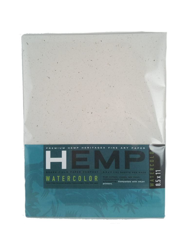 768x1024 Hemp Watercolor Paper Pack Air Soda