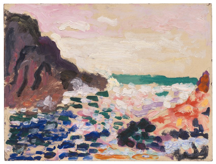 850x646 Henri Matisse, Marine (Bord De Mer) (Seascape [Beside The Sea