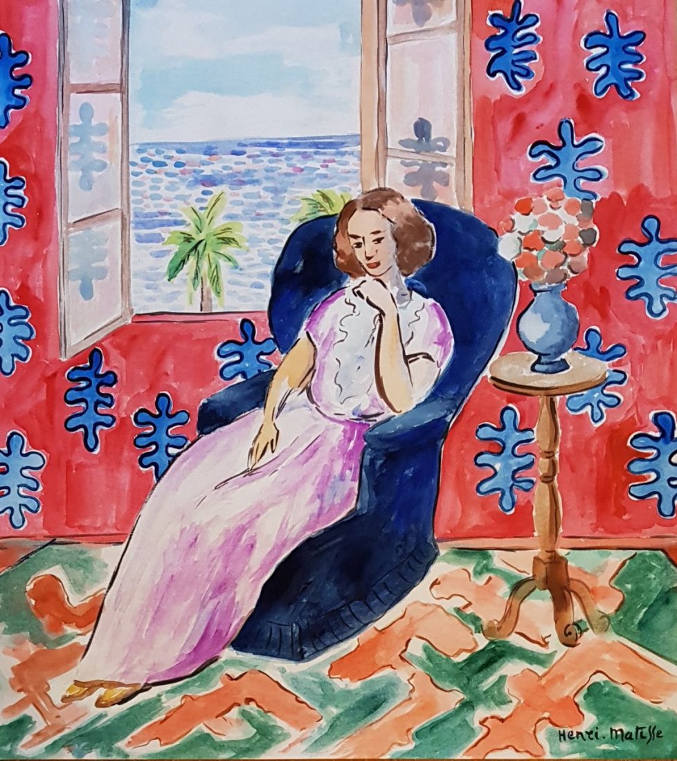 978x1100 Henri Matisse (Watercolor On Paper)