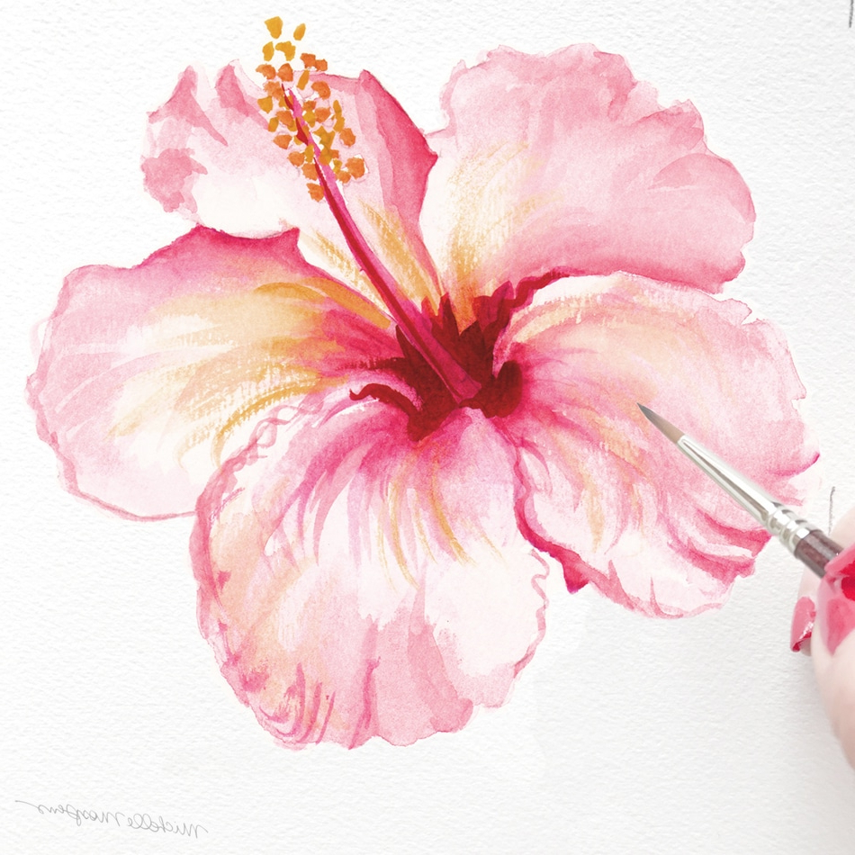 950x950 Hibiscus Watercolor Paintings Custom Listing For Caroline B