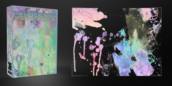 600x300 Watercolors Pack Volume 1 36 Free Images Media Militia