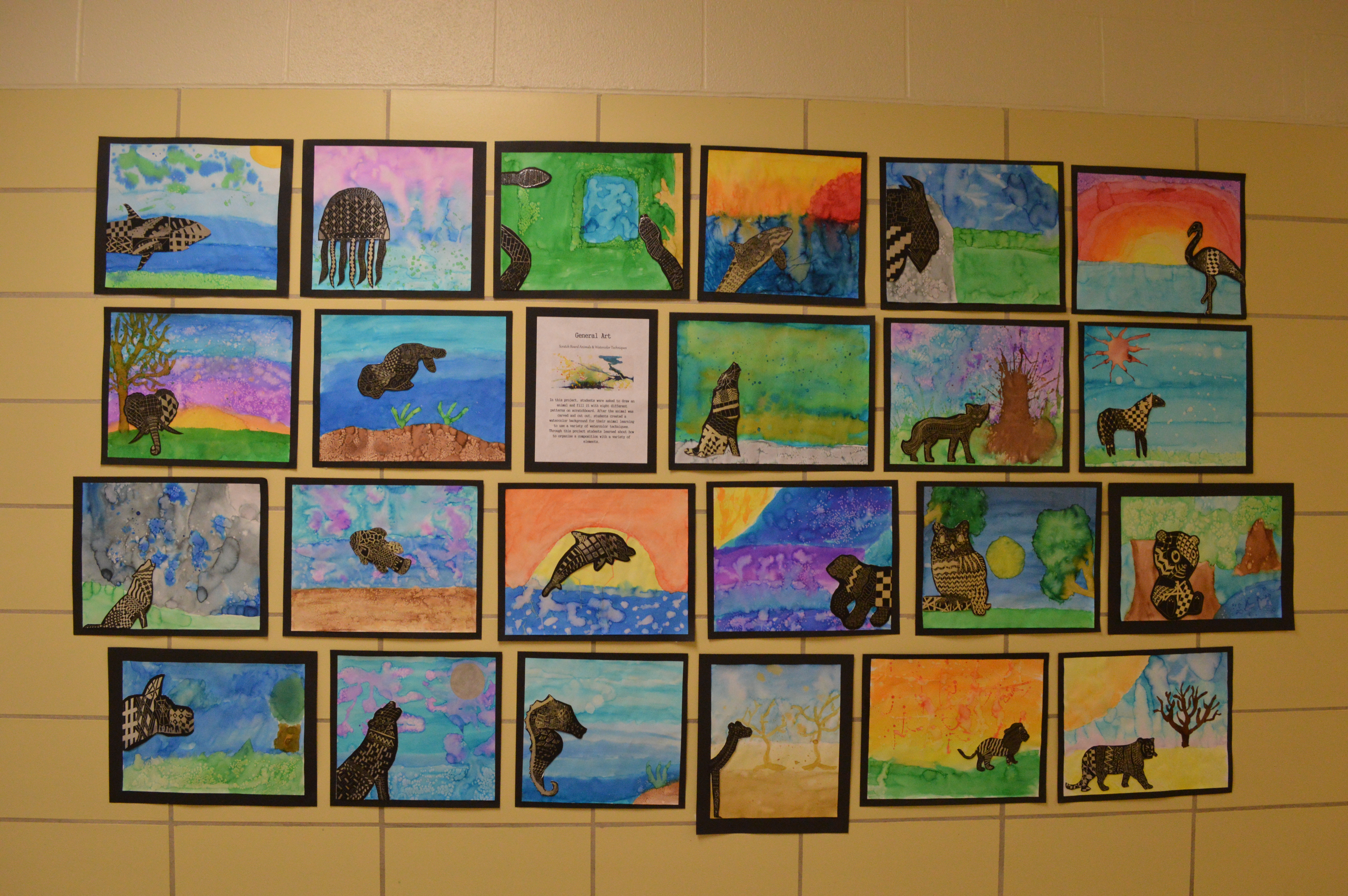 6016x4000 General Art Scratchboard Amp Watercolor High School Art Lesson Seelio