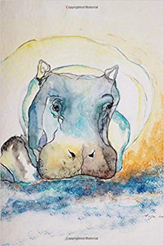 333x499 Sweet Hippo Watercolor Art Journal 150