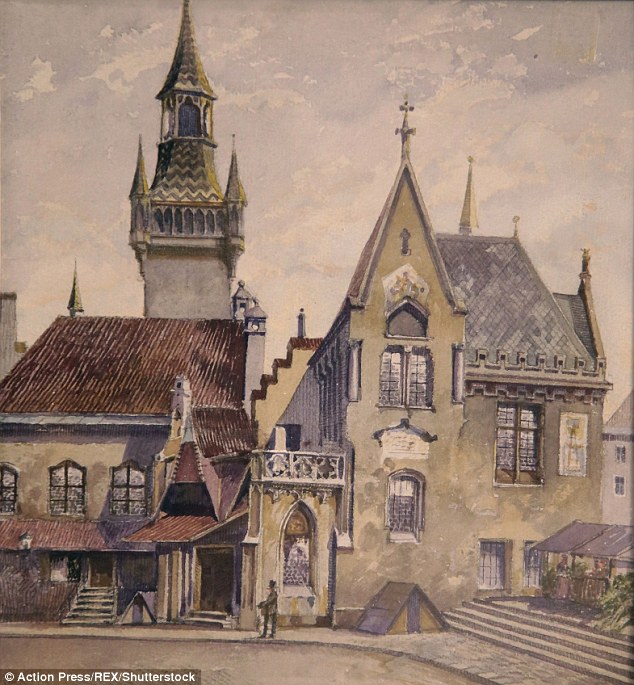 634x685 Artwork By Adolf Hitler Up For Auction In Nuremberg, Germany