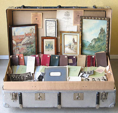 400x383 Original Adolf Hitler Watercolor Paintings