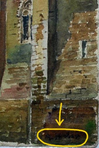 338x504 Rare Original Adolf Hitler Watercolor