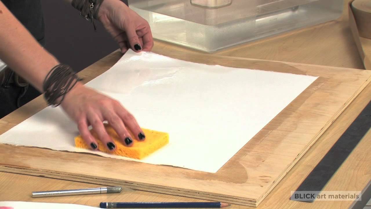 1280x720 How To Stretch Watercolor Paper