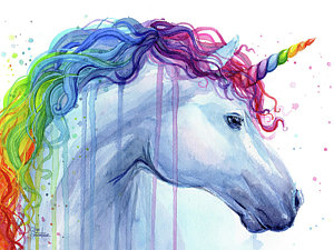 300x225 Rainbow Horse Art Fine Art America