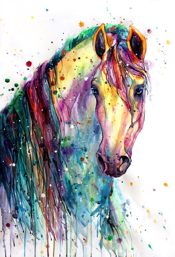 739x1080 Rainbow Horsey2 By Elenashved In Art In 2018