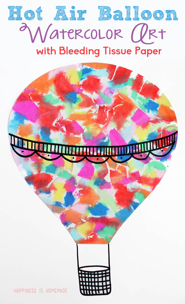 640x1049 Hot Air Balloon Watercolor Art