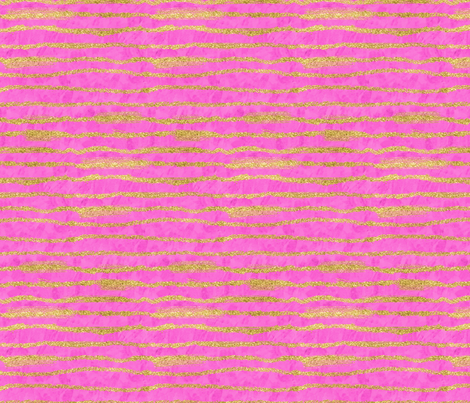 470x403 Hot Pink Watercolor + Gold Glitter Stripe Wallpaper