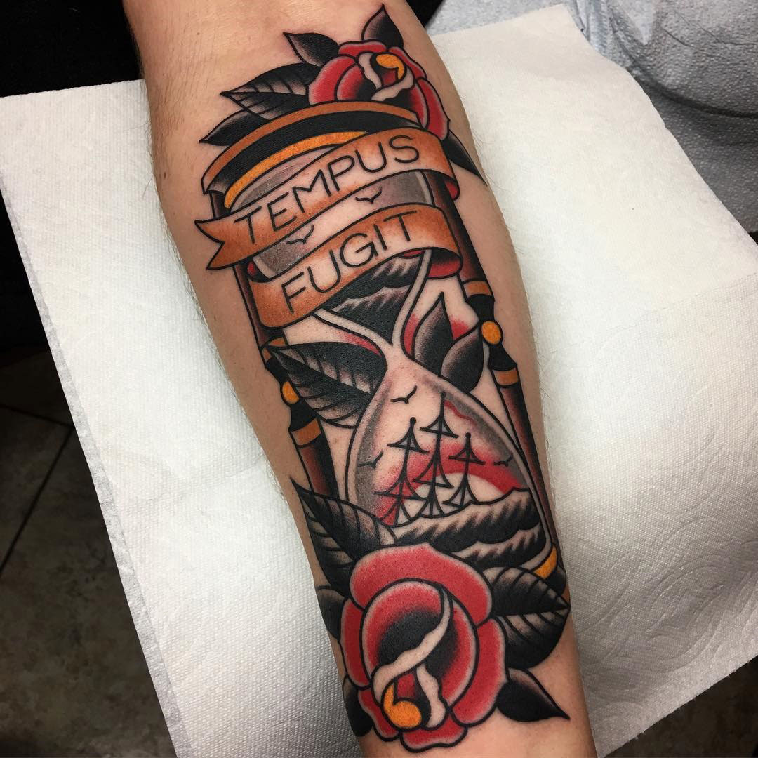 1080x1080 Hourglass Tempus Fugit Meaning Time Flies Best Tattoo Design Ideas