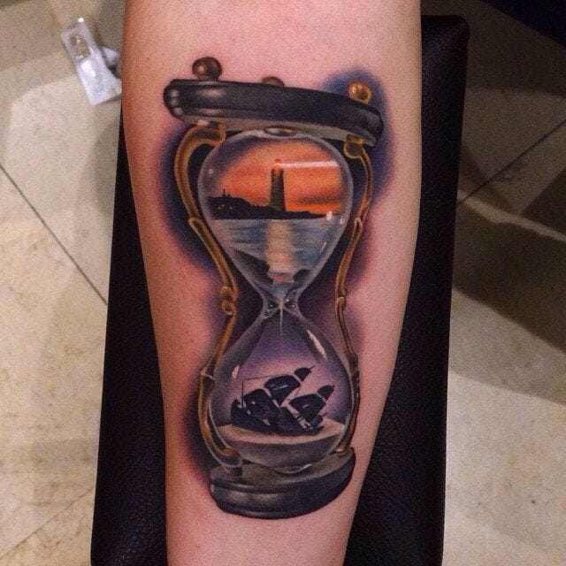 640x640 15 Philosophical Hourglass Tattoos Tattoodo