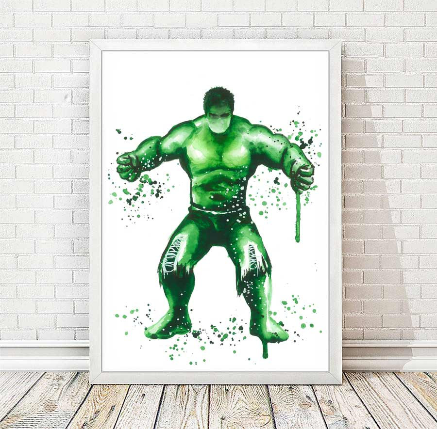 900x885 Hulk Print Superhero Avengers Poster Watercolor Nursery Art Etsy