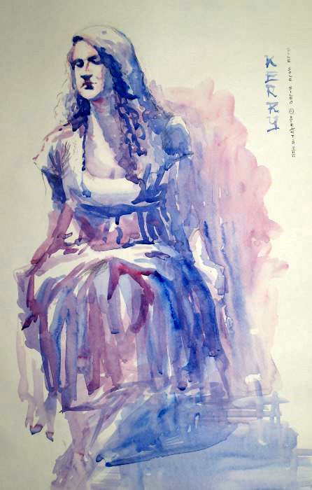 446x700 Watercolor Study