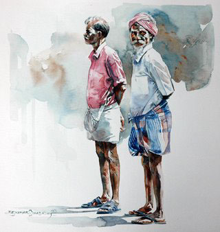 320x338 Watercolour Paintings By Rajkumar Sthabathy (Part