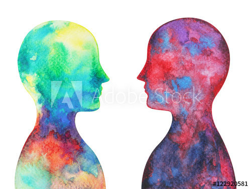 500x376 Human Head, Chakra Power, Inspiration Abstract Thought, World