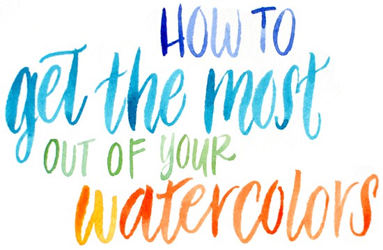 550x359 Tutorial Getting The Most Out Of Your Watercolors