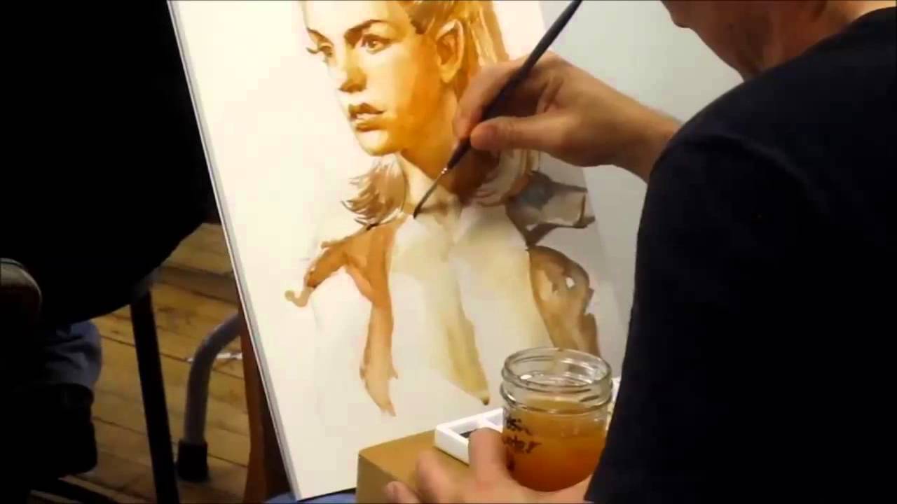 1280x720 Iain Mccaig Painting In Watercolor