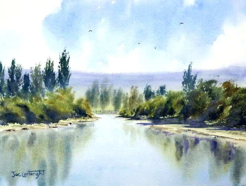 800x606 Landscape Watercolor Paintings Troubleloves