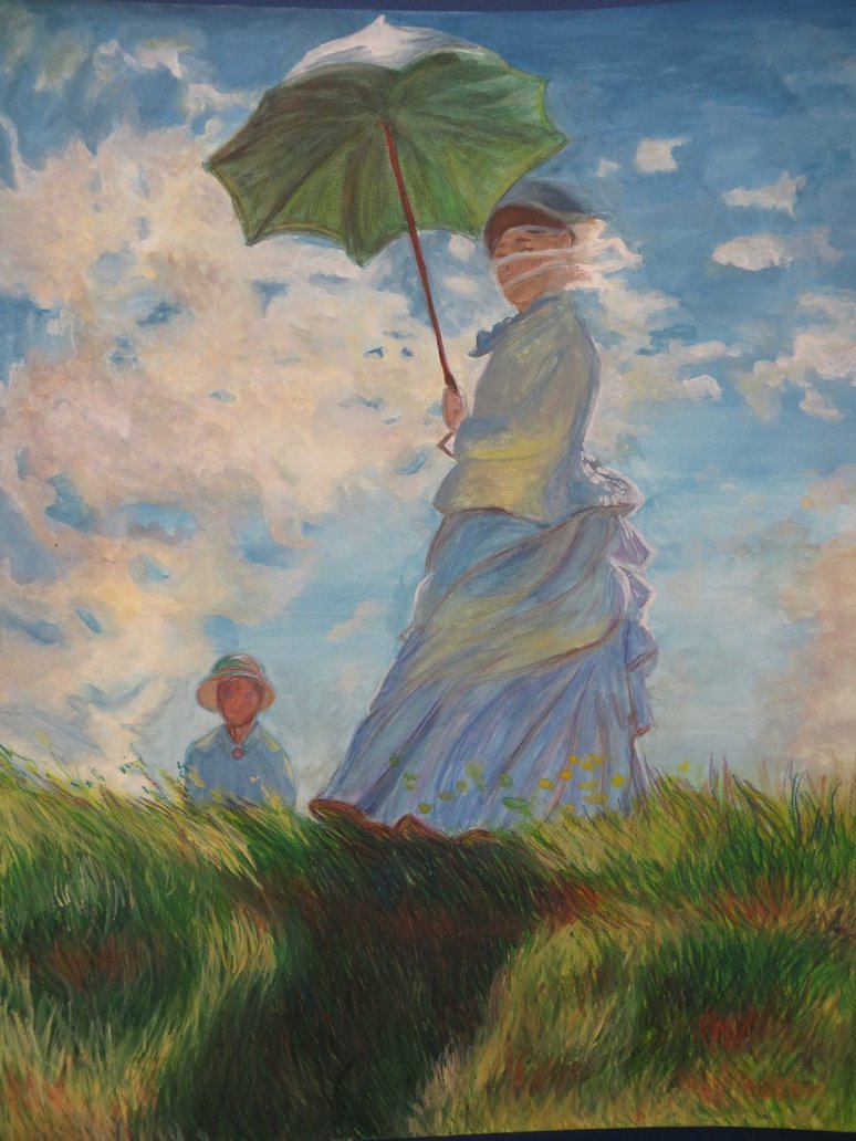 774x1032 Impressionist Watercolor Mastercopy By Pencil Only