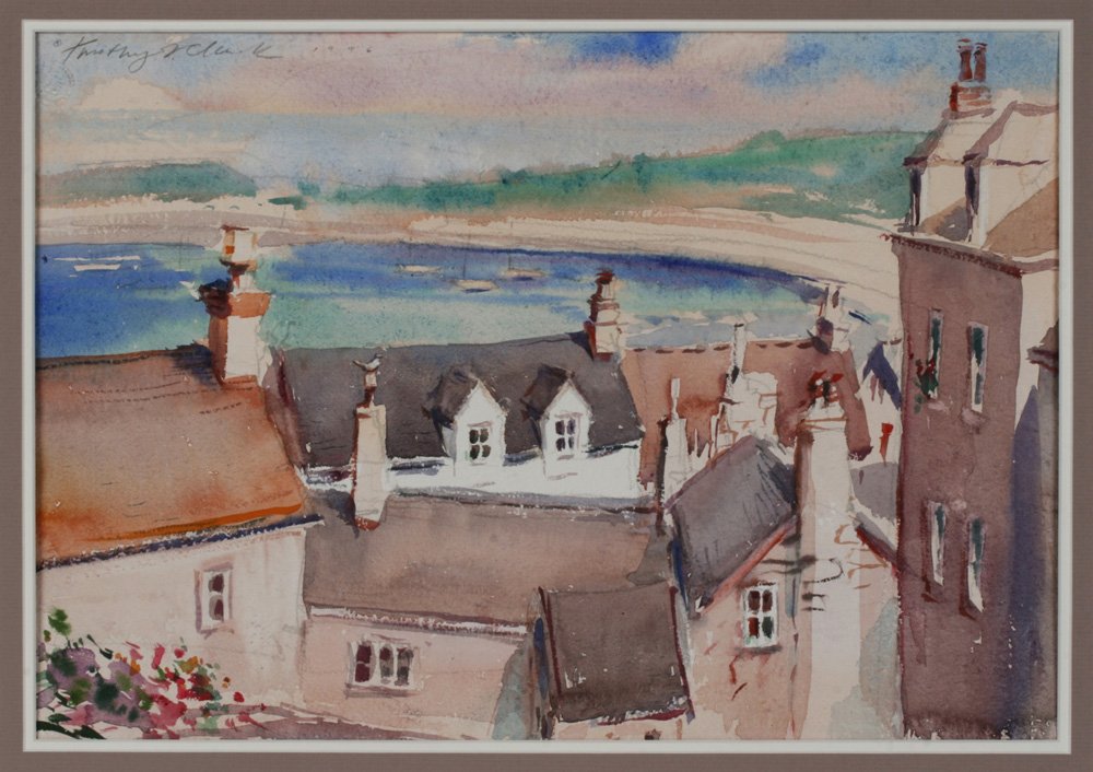 1000x706 Impressionist Watercolor Painting By Timothy J. Clark