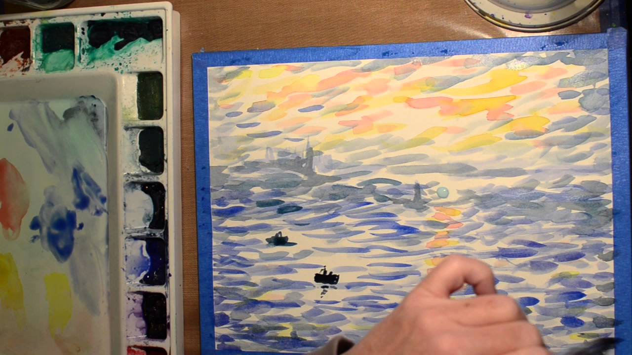 1280x720 Watercolor Techniques Impressionism