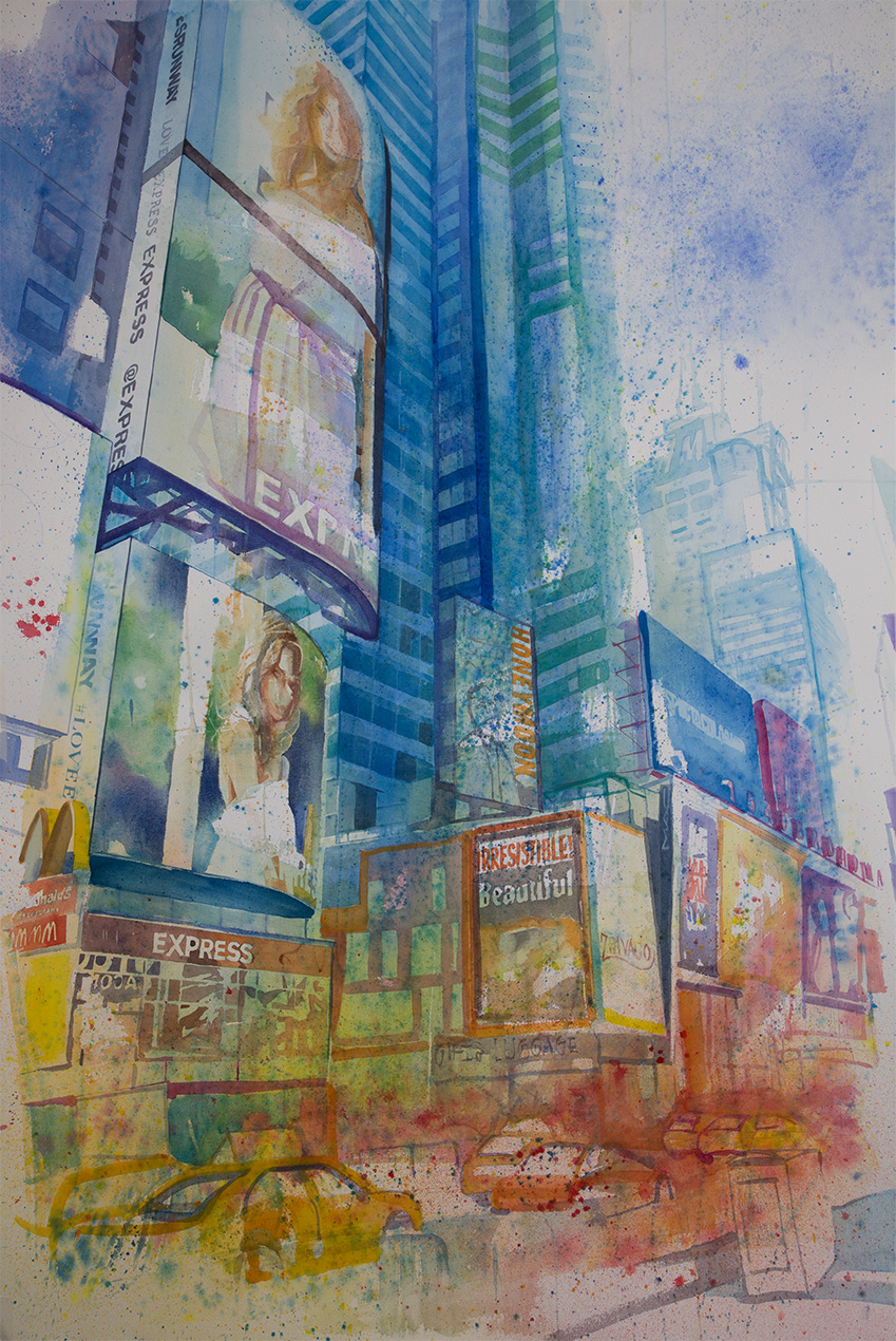 849x1270 Geoffrey Wynne, 1949 Impressionist Watercolour Painter Tutt