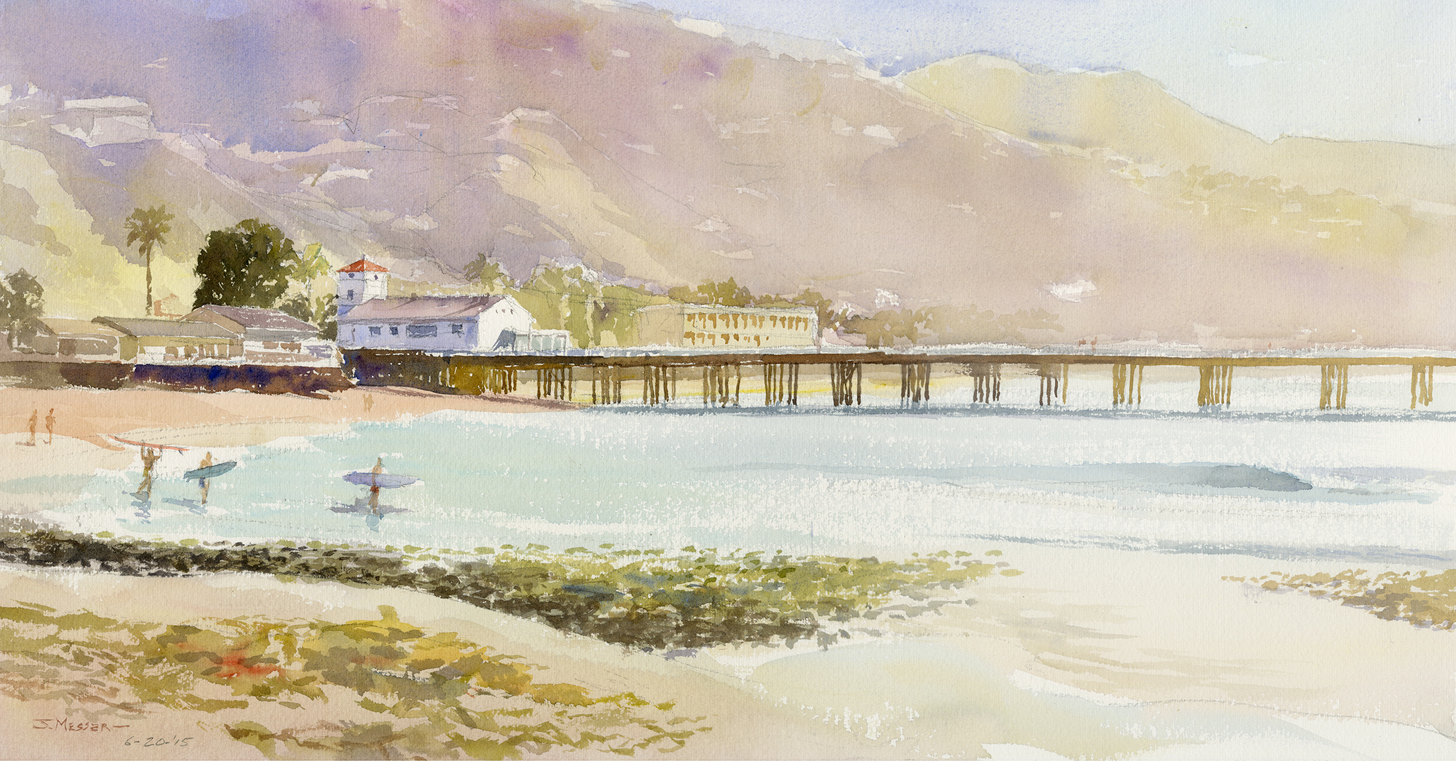 2100x1097 Jon Messer Artwork Urban Scenes And Landscapes In Watercolor