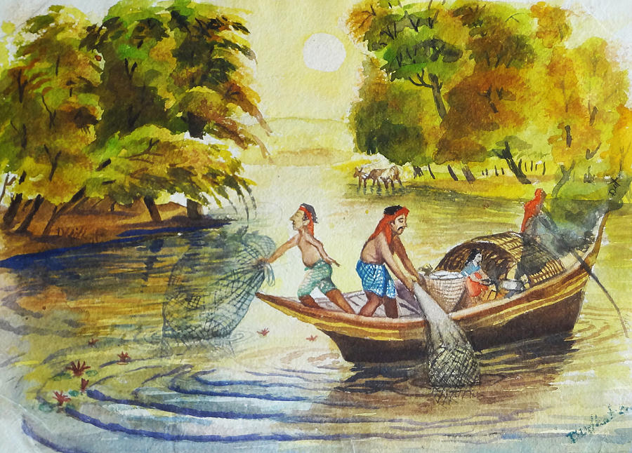 900x646 Indian Village Life