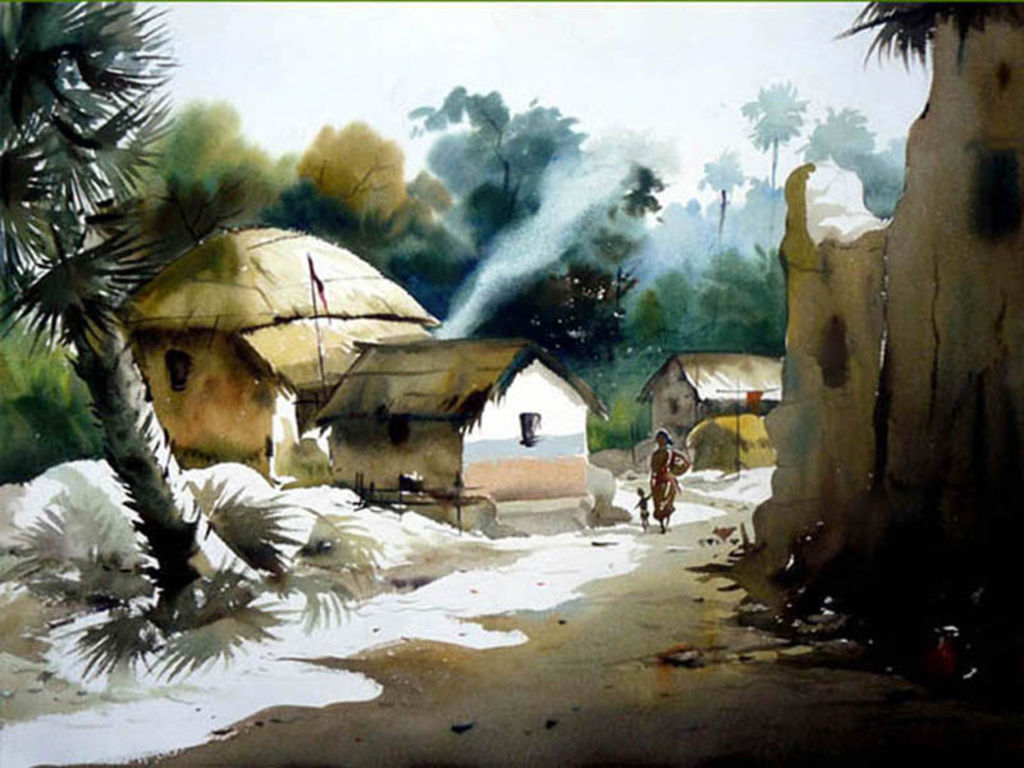 1024x768 Bengal Village